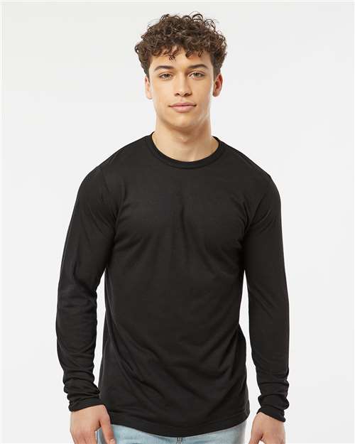 Tultex Unisex Poly-Rich Long Sleeve T-Shirt - Model Front