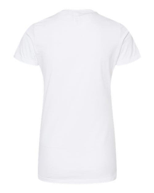 Women's Premium Cotton T-Shirt - White Back