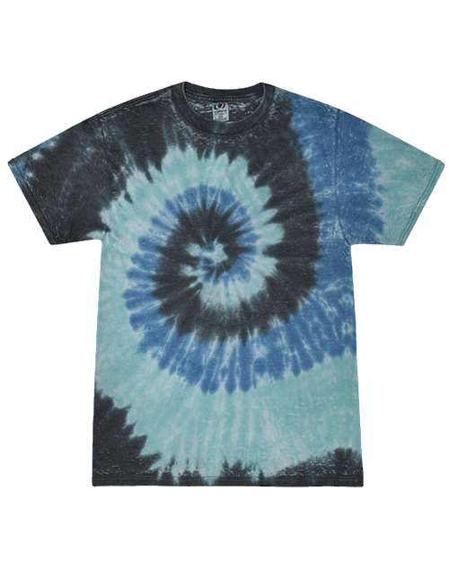 Unisex Festival Tie-Dyed Burnout T-Shirt - Sea Front