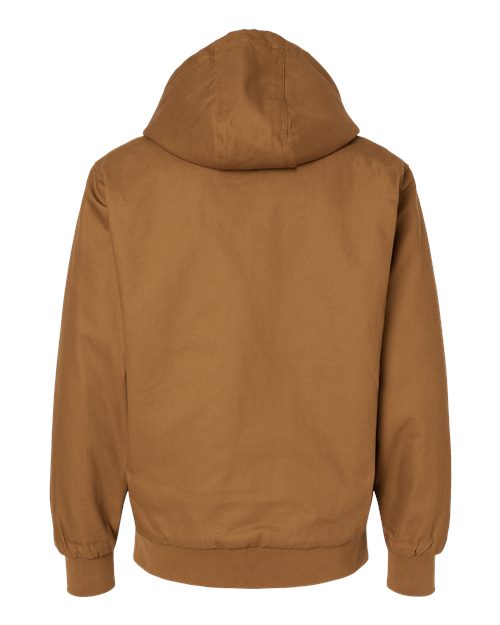 Men's Insulated Canvas Workwear Jacket - Saddle Back