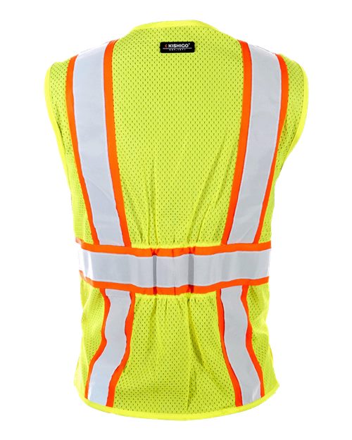Women's Standard Vest - Lime/ Orange Back