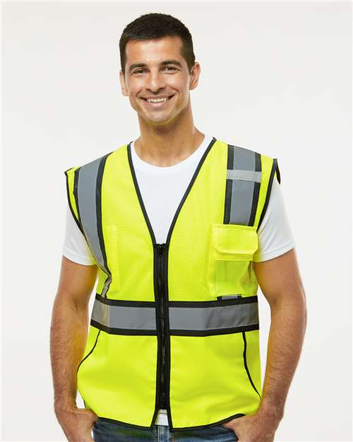 Kishigo Unisex Standard Contrast Vest - Model Front