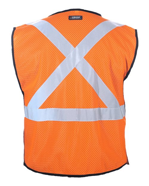 Unisex X-Back Breakaway Vest - Orange Back