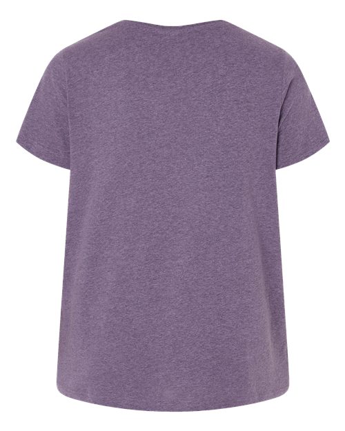 Women's Curvy Collection Fine Jersey Tee - Wisteria Blackout Back
