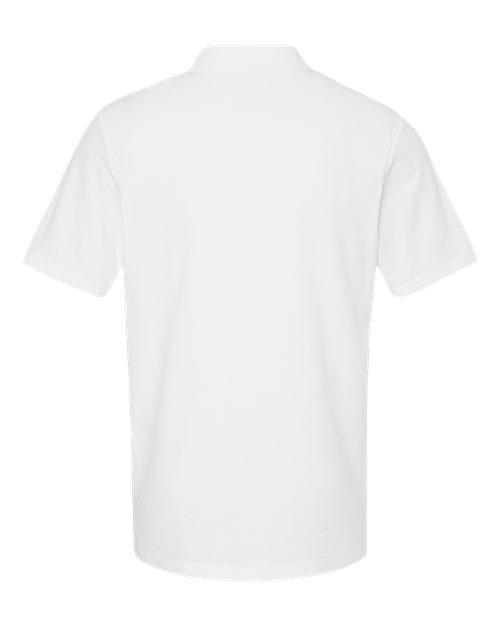 Unisex Softstyle® Pique Polo - White Back