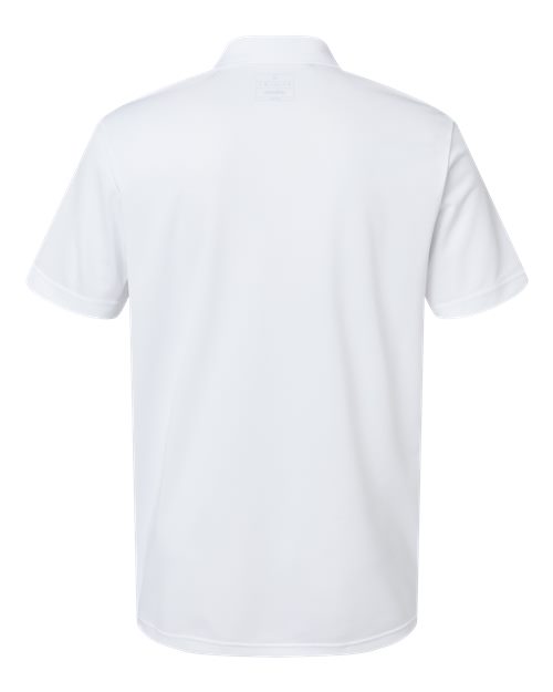 Men's Performance Piqué Polo - White Back