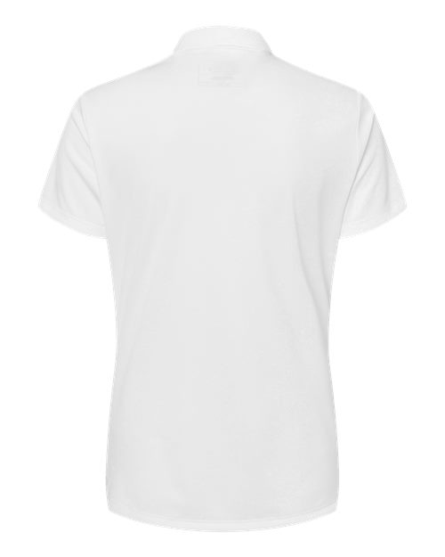 Women's Performance Piqué Polo - White Back