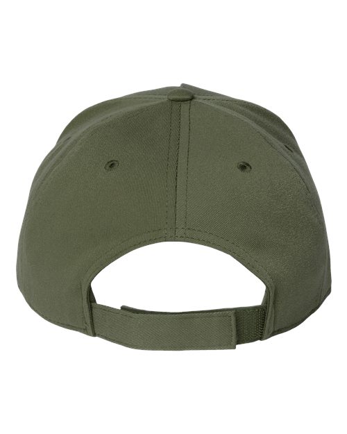 Sustainable Five-Panel Cap - Olive Back