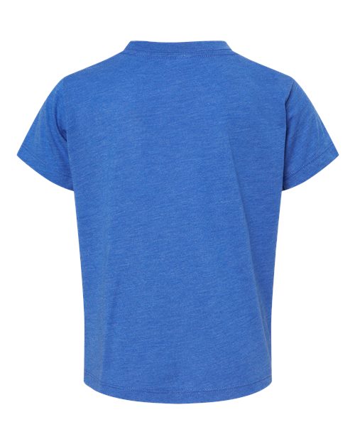 Toddler Triblend Tee - True Royal Triblend Back