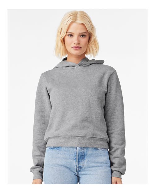 BELLA + CANVAS Women's Classic Hoodie Sweatshirt - Model Front