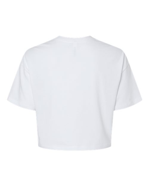 Women's Jersey Crop Tee - White Back