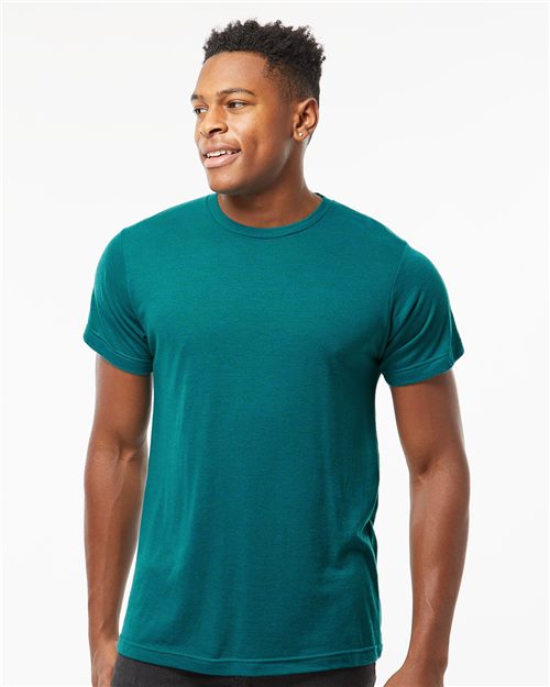 Men's Tri-Blend T-Shirt - Midnight B Front