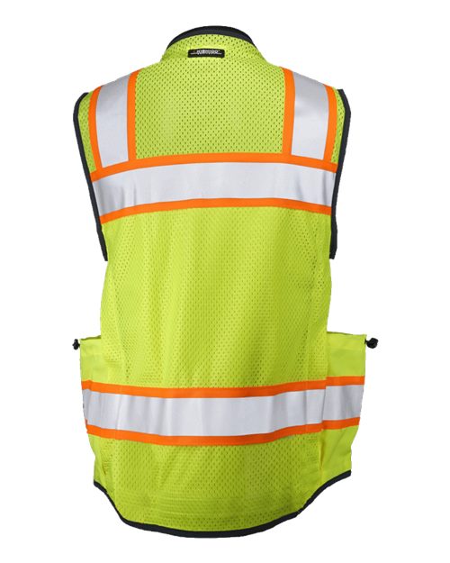 Women’s Ultimate Construction Class 2 Vest - Lime Back
