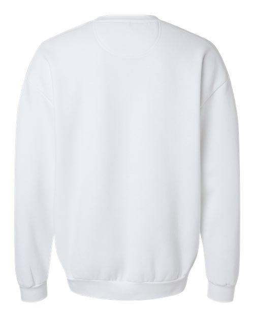 Unisex ReFlex Fleece Crewneck Sweatshirt - White Back
