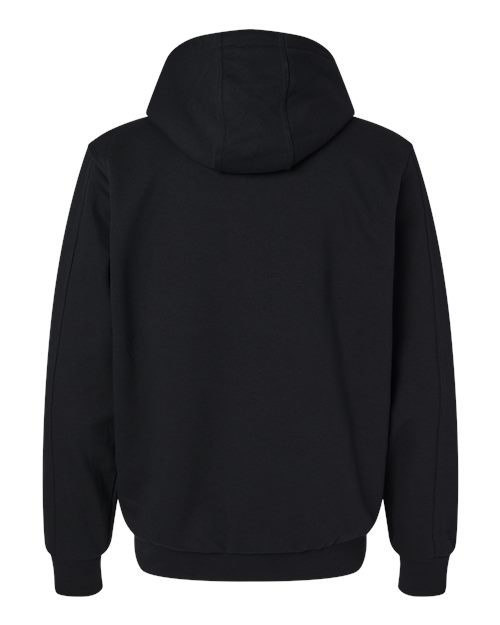 Men's Mission Full-Zip Hooded Jacket - Black Back