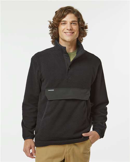 DRI DUCK Men's Timber Mountain Fleece Pullover - Model Front