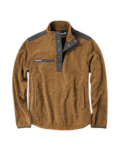 Women's Sierra Melange Fleece Pullover - Saddle Front