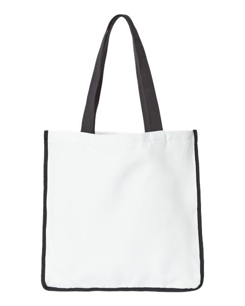 Sublimation Medium Tote - White/ Black Back