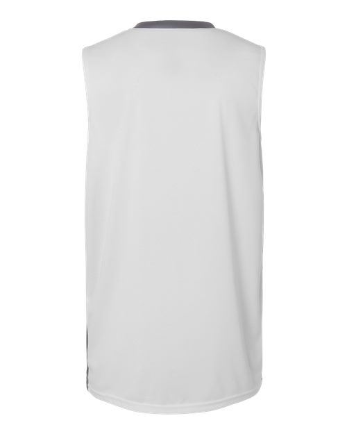 Men's Match-Up Basketball Jersey - White/ Graphite Back