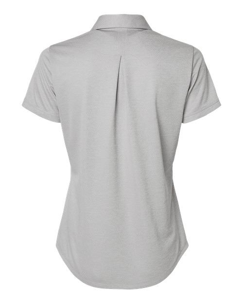 Women's Space Dyed Polo - Grey One Heather Back