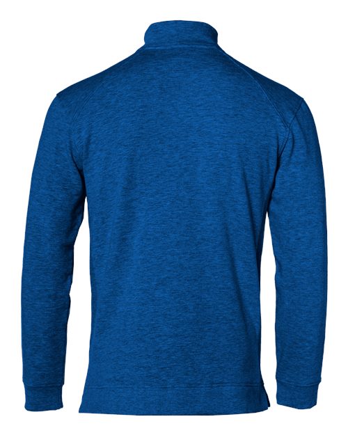 Men's FitFlex French Terry Quarter-Zip Pullover - Royal Back