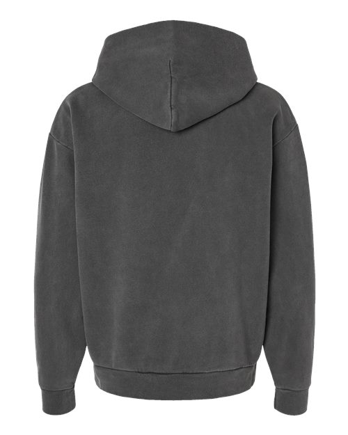 Unisex Mainstreet Heavyweight Hooded Sweatshirt - Pigment Black Back