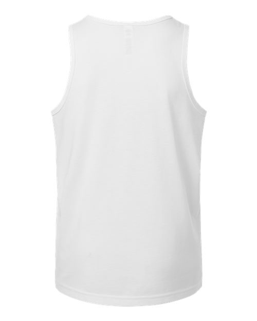 Youth Heather CVC Tank - Solid White Blend Back