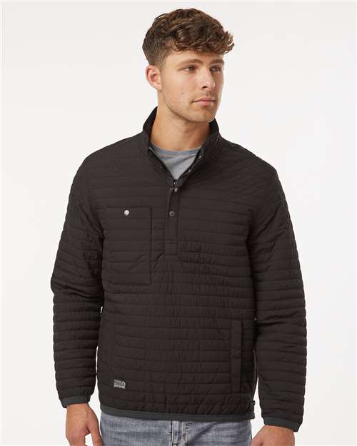 DRI DUCK Men's Keystone Quilted Pullover - Model Front
