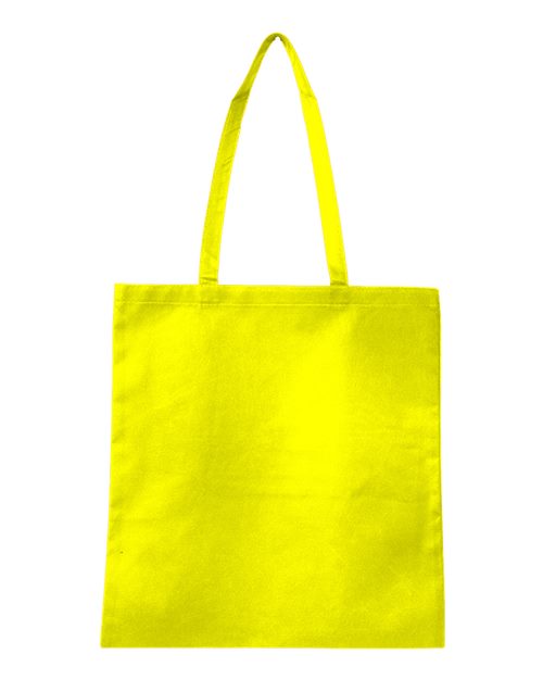 Non-Woven Tote Bag - Yellow Back