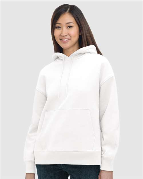 Women's USA-Made Hooded Sweatshirt - White Front