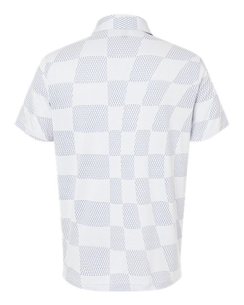 Men's Ultimate365 Textured Polo - White Back