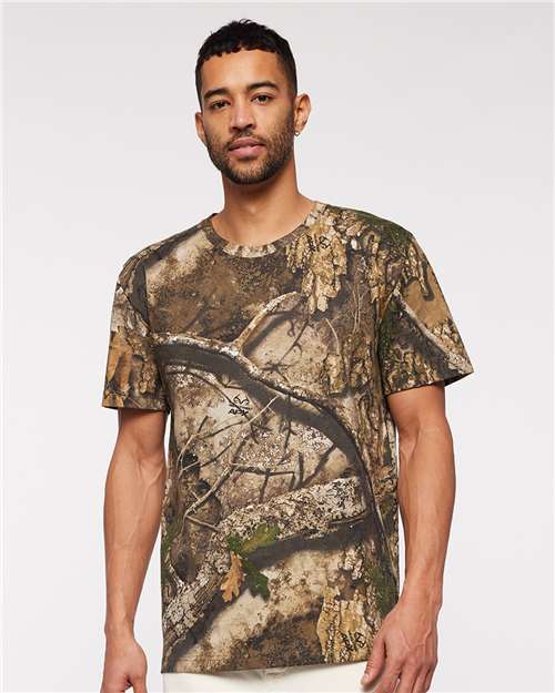 Code Five Unisex Realtree® Camo Tee - Model Front