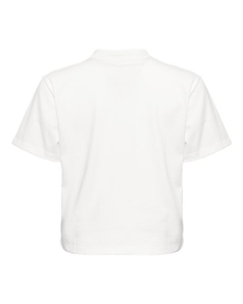 Women's Heavyweight Boxy T-Shirt - White Back
