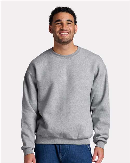 JERZEES Unisex Rugged Crewneck Sweatshirt - Model Front