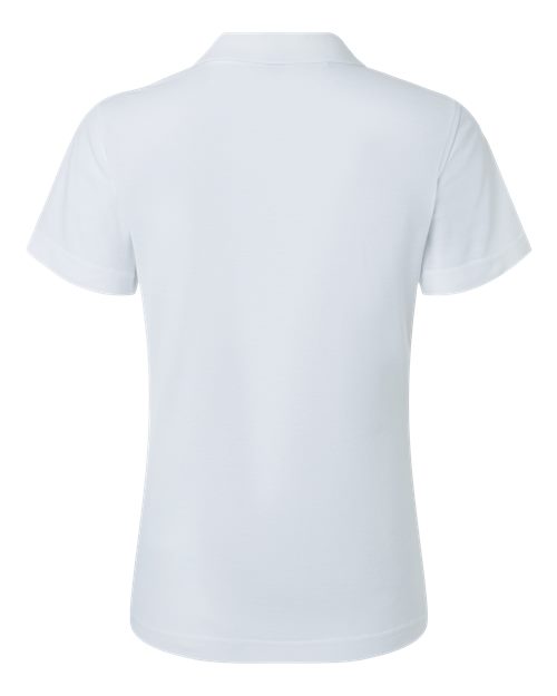 Women's Pique Polo - White Back