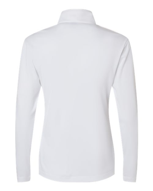 Women's Pro-Lock Performance Quarter-Zip Pullover - White Back