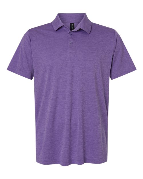 Men's Pro-Lock Performance Mélange Polo - Violet Melange Front