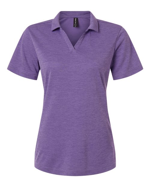 Women's Pro-Lock Performance Mélange Polo - Violet Melange Front