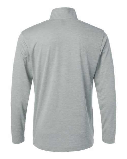 Men's Pro-Lock Performance Mélange Quarter-Zip Pullover - Silver Melange Back