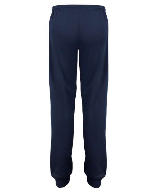 Youth Performance Fleece Joggers - Navy Back