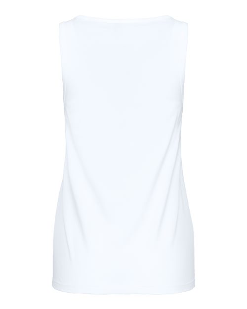 Women's Cotton Tank - White Back