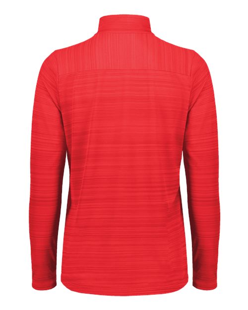 Women's Pursuit Quarter-Zip Pullover - Scarlet Back