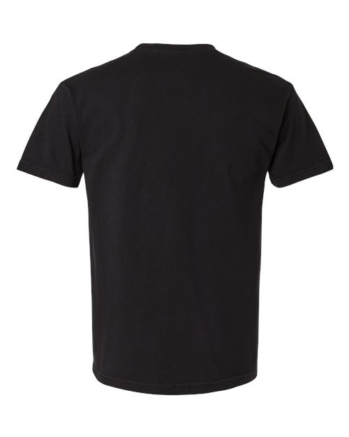 Unisex Garment-Dyed Heavyweight Cotton Tee - True Black Back