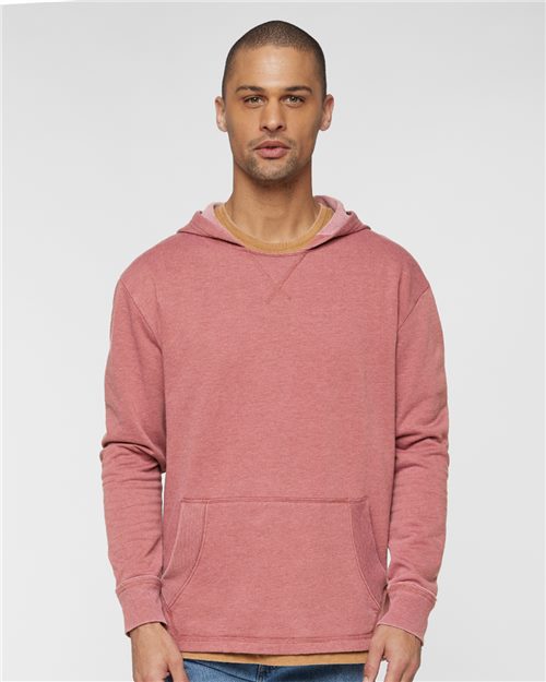 Unisex Vintage Wash Hoodie Sweatshirt - Weathered Plum Front