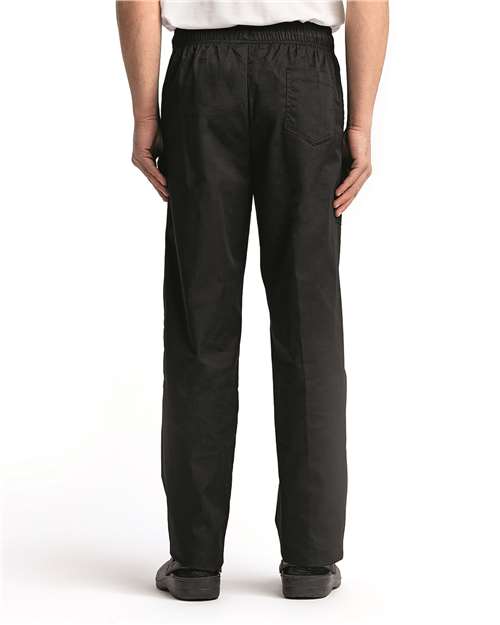 Unisex Chef's Select Slim Leg Pant - Black Back