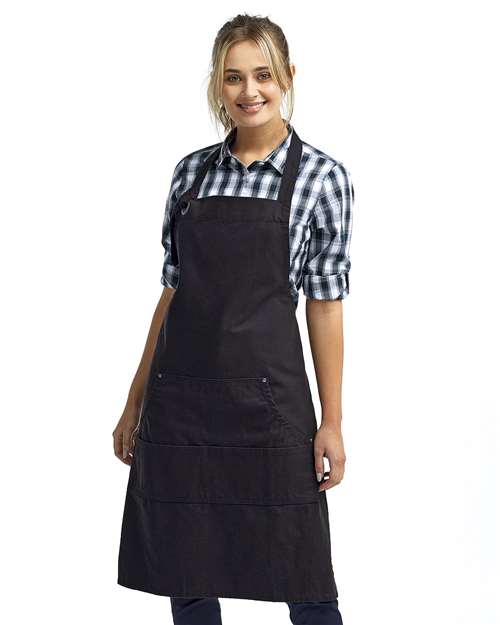Artisan Collection by Reprime Calibre Heavy Cotton Canvas Pocket Apron - Model Front