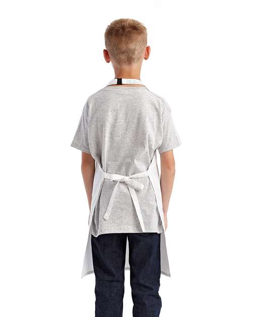 Youth Recycled Apron - White Back