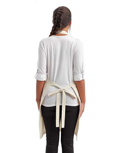 Regenerate Recycled Bib Apron - Natural Back