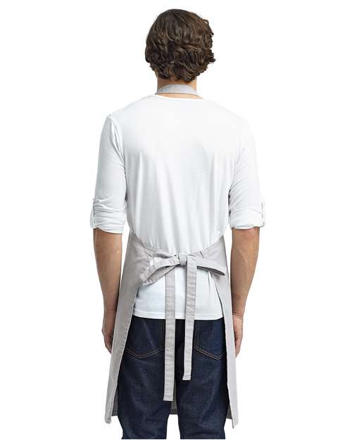 Calibre Heavy Cotton Canvas Bib Apron - Silver Back