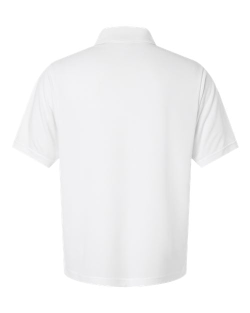 Men's Nova Performance Pique Polo - White Back